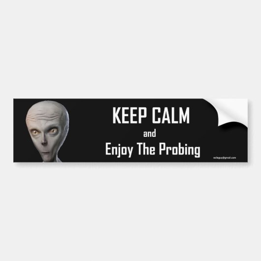 Autocollant De Voiture Keep calm (Devant)