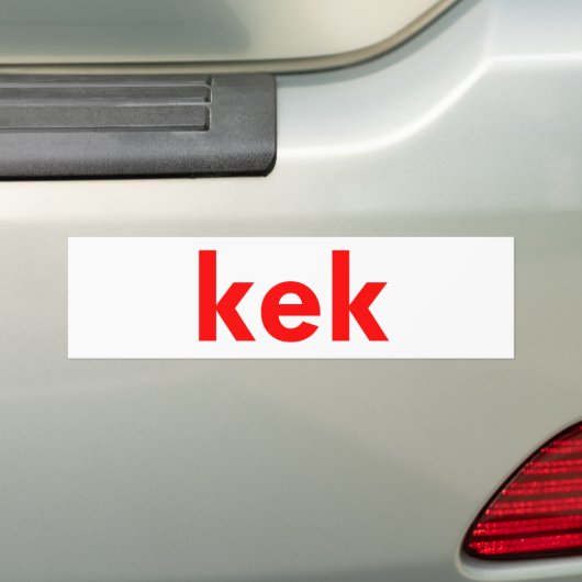 Autocollant De Voiture kek (En voiture)