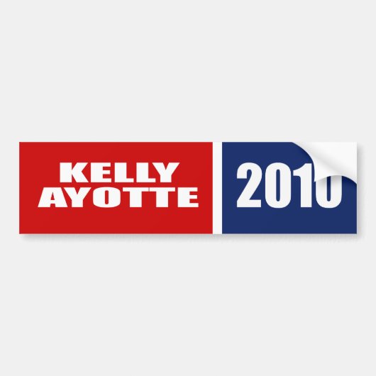 AUTOCOLLANT DE VOITURE KELLY AYOTTE POUR LE SÉNAT (Devant)