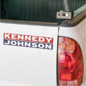 Autocollant De Voiture Kennedy/Johnson (Sur camion)