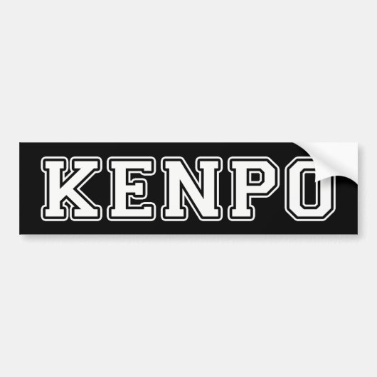 Autocollant De Voiture Kenpo (Devant)