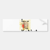 Autocollant De Voiture Kenya We Lovely You Perspective Art Design (Devant)