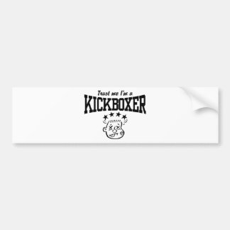 Autocollant De Voiture Kickboxing