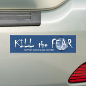 AUTOCOLLANT DE VOITURE KILLTHEFEAR (En voiture)