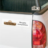 Autocollant De Voiture Kilroy était ici adhésif pour pare-chocs (Sur camion)