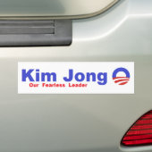 Autocollant De Voiture Kim Jong O (En voiture)