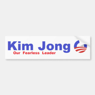 Autocollant De Voiture Kim Jong O