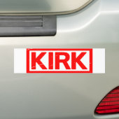 Autocollant De Voiture Kirk Stamp (En voiture)