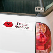 Autocollant De Voiture Kiss Trump Goodbye (Sur camion)