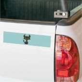 Autocollant De Voiture Kitten noir (Sur camion)