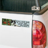 Autocollant De Voiture Kitty Inspirations Bumper (Sur camion)