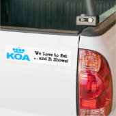 AUTOCOLLANT DE VOITURE KOA 2012 (Sur camion)