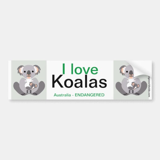 Autocollant De Voiture Koala- (Devant)