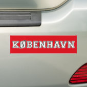 Autocollant De Voiture Kobenhavn Danmark (En voiture)