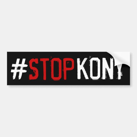 Autocollant De Voiture Kony 2012 (Devant)