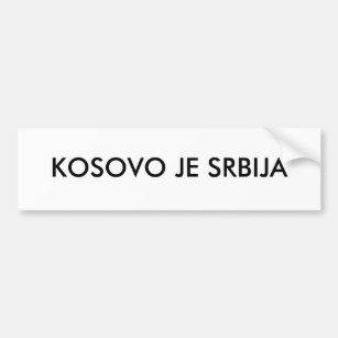 AUTOCOLLANT DE VOITURE KOSOVO JE SRBIJA