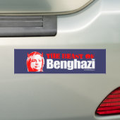 Autocollant De Voiture La bête de Benghazi - Anti-Hillary - blanc - .pn (En voiture)
