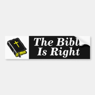 Autocollant De Voiture La Bible a raison