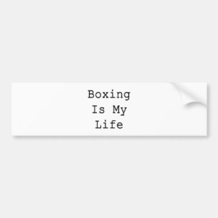 Autocollant De Voiture La boxe est ma vie
