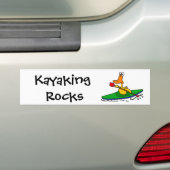 Autocollant De Voiture La BV canard Kayaking drôle (En voiture)