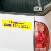 Autocollant De Voiture La CAGE du homeschool I LIBÈRENT DES ENFANTS (Sur camion)