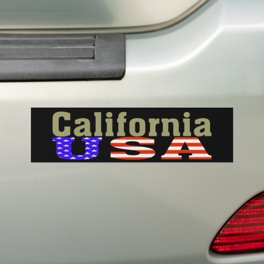 Autocollant De Voiture La Californie Etats-Unis ! Adhésif pour pare-chocs (En voiture)
