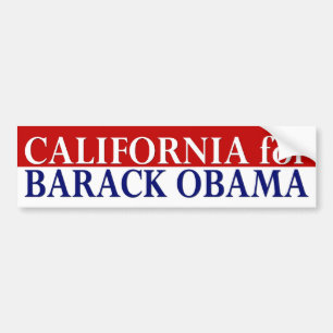 Autocollant De Voiture La Californie pour Barack Obama