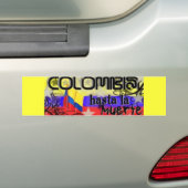 AUTOCOLLANT DE VOITURE LA COLOMBIE (En voiture)