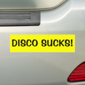 AUTOCOLLANT DE VOITURE LA DISCO SUCE ! (En voiture)