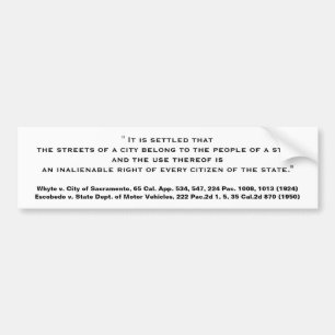 Autocollant De Voiture la droite de voyager