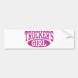 Autocollant De Voiture La fille du camion