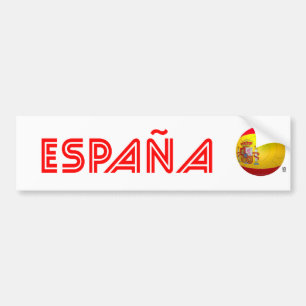 Autocollant De Voiture La Furia Roja - football de l'Espagne