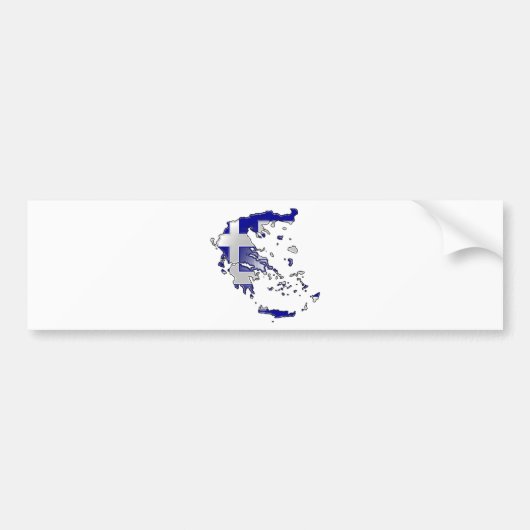 Autocollant De Voiture La Grèce (Devant)