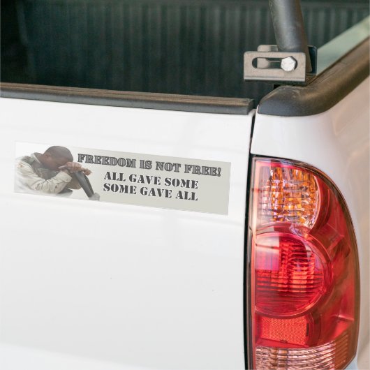 Autocollant De Voiture La liberté n'est pas adhésif pour pare-chocs libre (Sur camion)