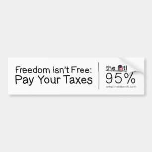 Autocollant De Voiture La liberté n'est pas libre