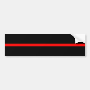 Autocollant De Voiture La ligne rouge mince symbolique décor