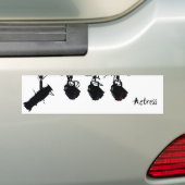 Autocollant De Voiture La lumière noire d'étape silhouette l'appareil (En voiture)