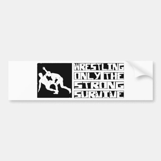 Autocollant De Voiture La lutte survivent (Devant)