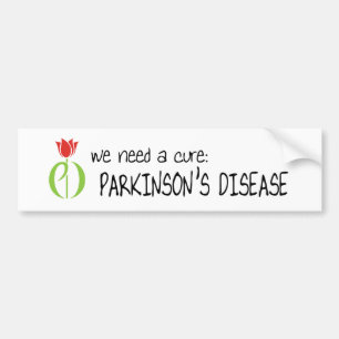 Autocollant De Voiture la maladie de Parkinson, la maladie de parkinsons,