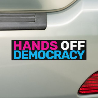 Autocollant De Voiture La Manifestation féministe Trans Art Met La Démocr