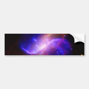 Autocollant De Voiture La NASA d'émission de la galaxie M106 en spirale