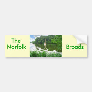 Autocollant De Voiture La Norfolk Broads