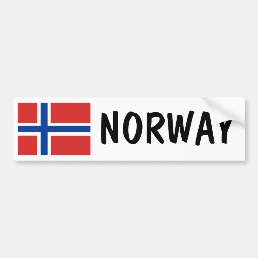 Autocollant De Voiture La Norvège (Devant)