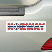Autocollant De Voiture La Norvège (En voiture)
