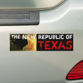 Autocollant De Voiture La nouvelle République du Texas (En voiture)