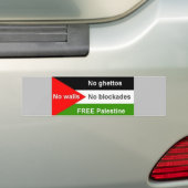 Autocollant De Voiture La Palestine libre - customisée (En voiture)