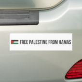 Autocollant De Voiture La Palestine libre de Hamas (En voiture)
