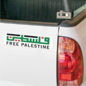 Autocollant De Voiture La Palestine sera libre (Sur camion)