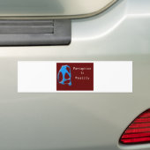 Autocollant De Voiture La perception est singe de réalité (En voiture)