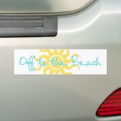 Autocollant De Voiture La plage (En voiture)